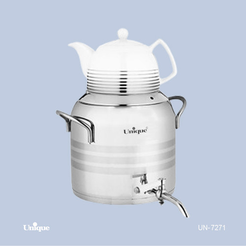 کتری و قوری استیل برند یونیک Unique کد 7271 ظرفیت 5.5 لیتری