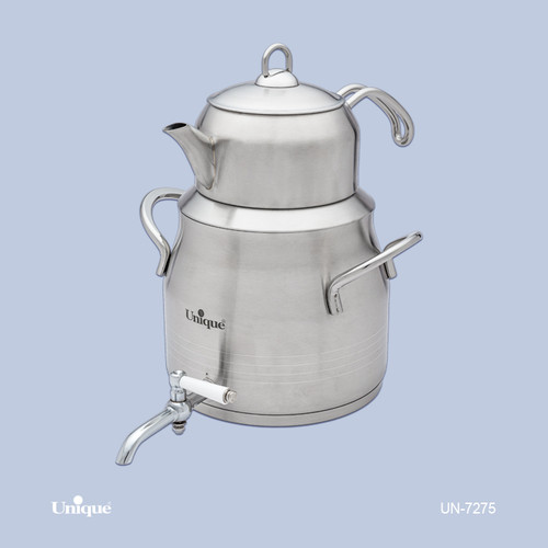 کتری و قوری استیل برند یونیک Unique کد 7275 ظرفیت 5 لیتری