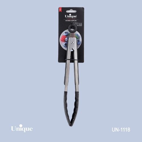 انبر سالاد یونیک Unique کد 1118 جنس سیلیکون دسته کوتاه