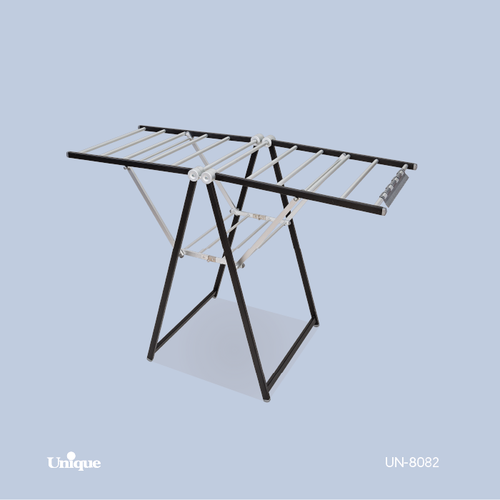 بندرخت آلومینیومی برند یونیک Unique کد UN-8082 رنگ مشکی نقره ای
