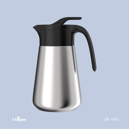 فلاکس استیل 1 لیتر برند یونیک Unique کد UN-1815 بدون شیشه مدل خمره ای