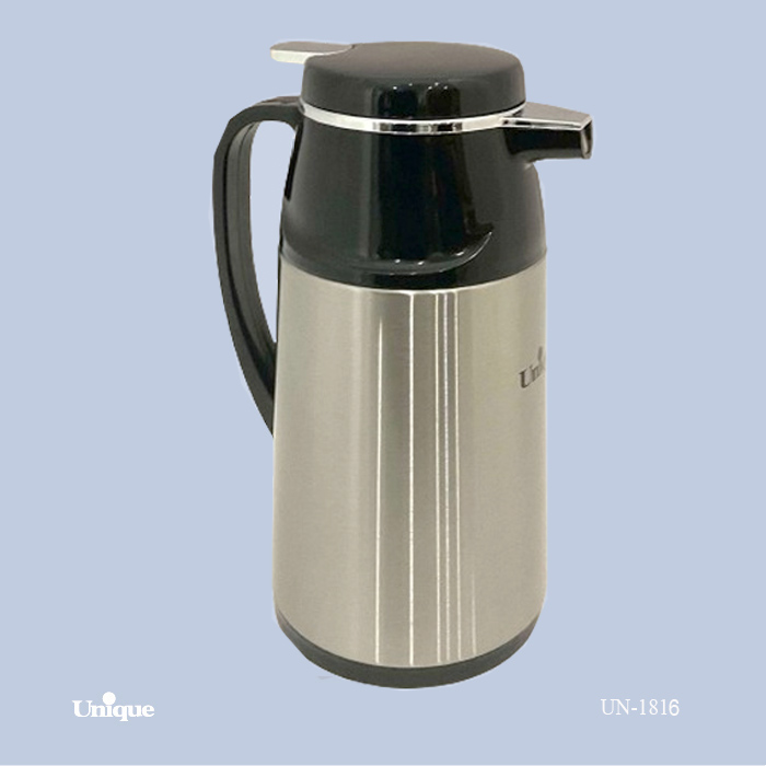 فلاکس 1.3 لیتر بدنه استیل برند یونیک Unique کد UN-1816 شیشه صورتی