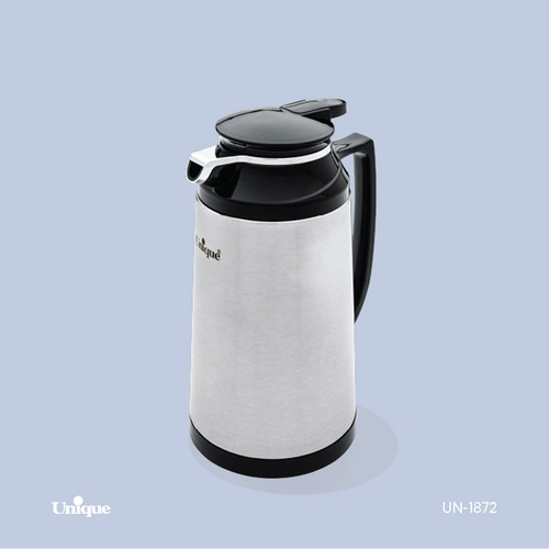 فلاکس 1.3 لیتر بدنه استیل برند یونیک Unique کد UN-1872 شیشه دار