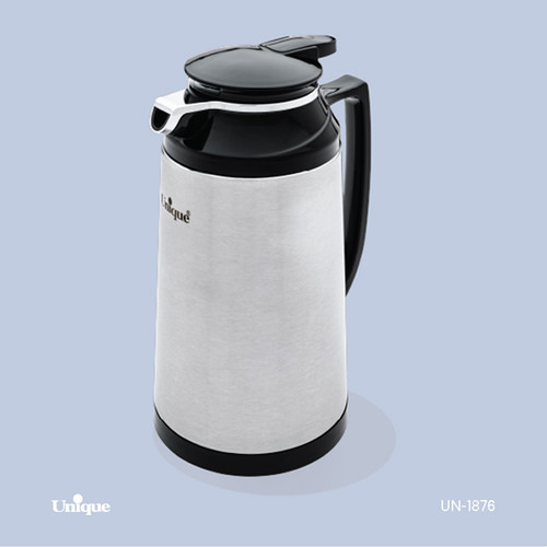 فلاکس 1.9 لیتر بدنه استیل برند یونیک Unique کد UN-1876 شیشه دار