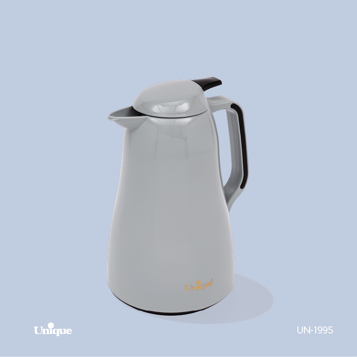 فلاکس 1 لیتر بدنه پلاستیکی برند یونیک Unique کد UN-1995 شیشه ای