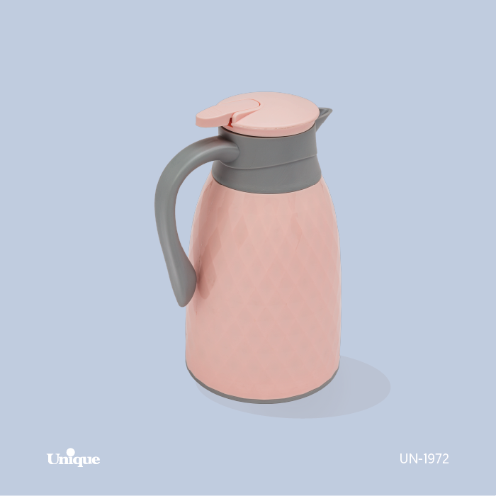 فلاکس 1 لیتر بدنه پلاستیکی برند یونیک Unique کد UN-1972 شیشه ای
