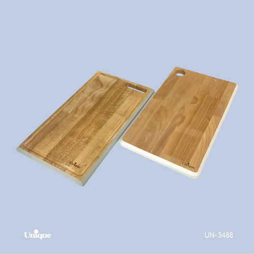 تخته گوشت چوبی برند یونیک Unique کد UN-3488 سایز متوسط دور رنگی