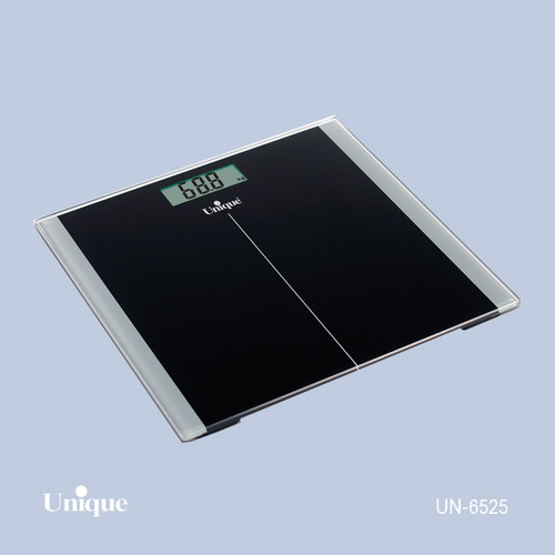 ترازوی حمام برند یونیک Unique کد UN-6525 جنس شیشه ای