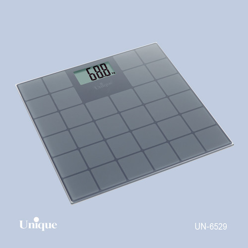 ترازوی حمام برند یونیک Unique کد UN-6529 جنس شیشه ای