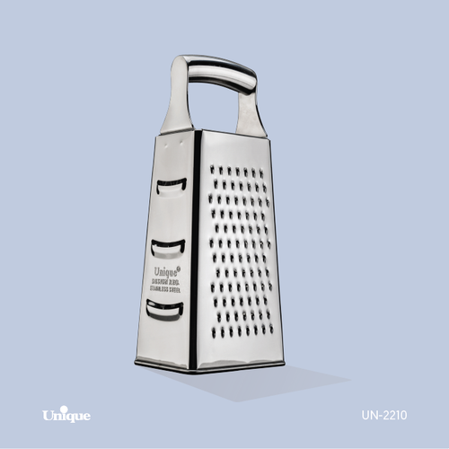 رنده استیل چهار خانه برند یونیک Unique کد UN-2210 مستطیل بزرگ