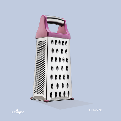 رنده استیل چهار خانه برند یونیک Unique کد UN-2230 مستطیل کوچک