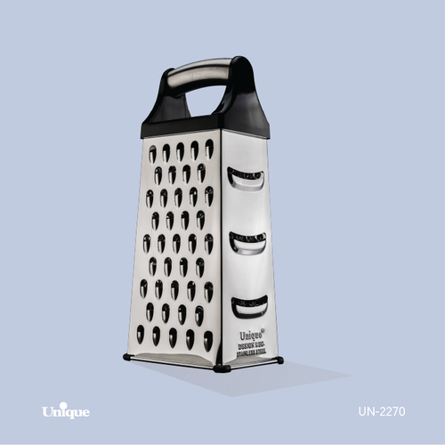رنده استیل چهار خانه برند یونیک Unique کد UN-2270 مستطیل بزرگ