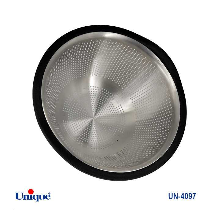 سبدوآبکش برند یونیک Unique کد UN-4097 سایز 23 جنس استیل لبه سیلیکونی