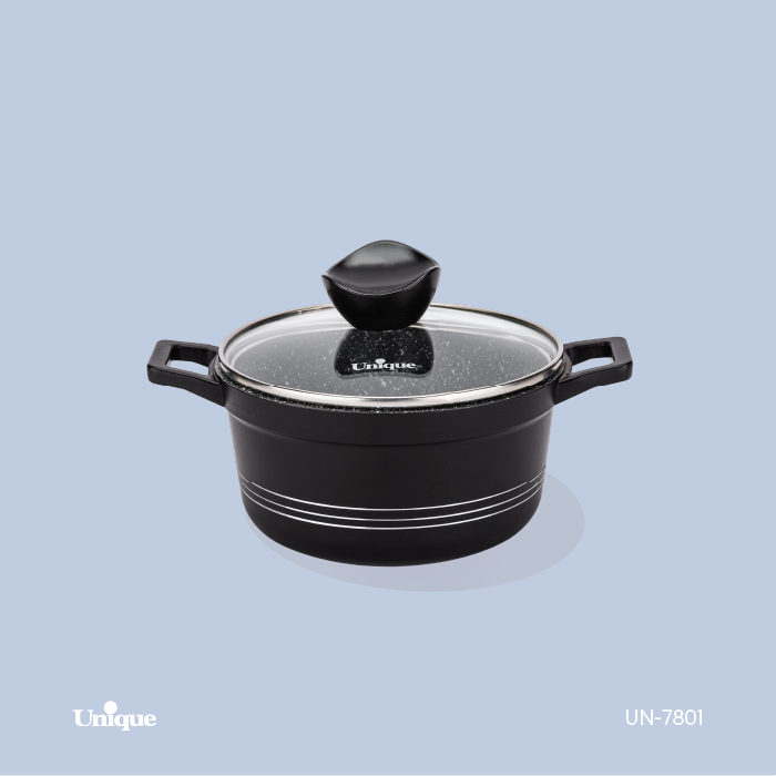 قابلمه تک سایز 16 برند یونیک Unique کد UN-7801 کف گرانیت
