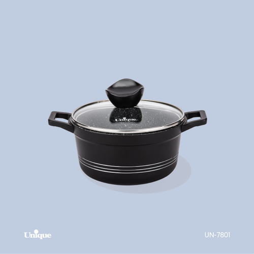 قابلمه تک سایز 16 برند یونیک Unique کد UN-7801 کف گرانیت