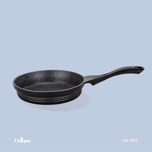 تابه تک سایز 24 برند یونیک Unique کد UN-7813 داخل گرانیت دسته باکالیتی