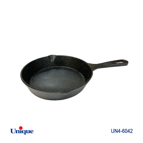 تابه تکدسته سایز 18 برند یونیک Unique کد UN4-6042 جنس چدنی گرانیتی