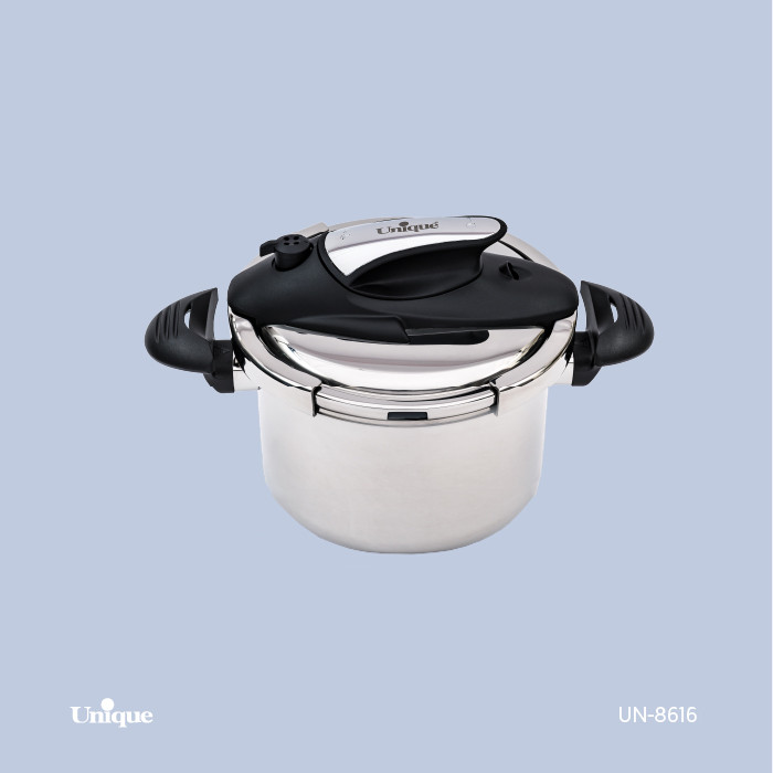 زودپز تک 6 لیتری برند یونیک Unique کد UN-8616 جنس استیل