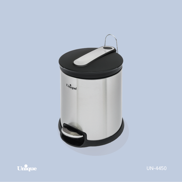 سطل زباله 14 لیتر برند یونیک Unique کد UN-4450 جنس استیل