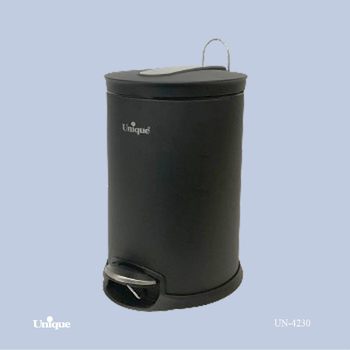 سطل زباله 16 لیتر برند یونیک Unique کد UN-4230 رنگ مشکی