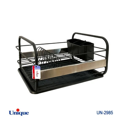 جاظرفی آبچکان 1 طبقه برند یونیک Unique کد UN-2987 جلو پنجره جنس استیل