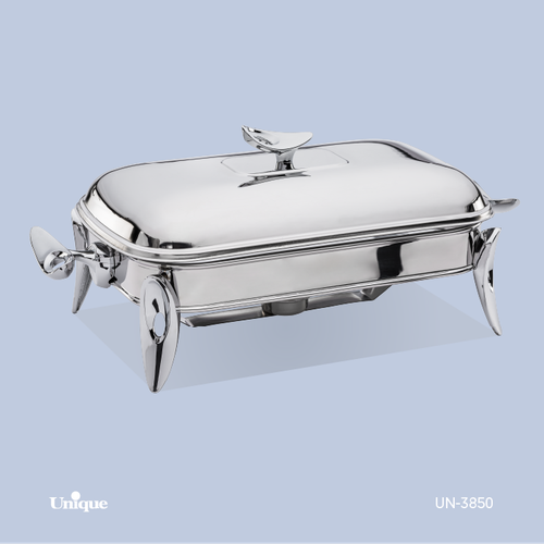 سوفله مستطیل بزرگ برند یونیک Unique کد UN-3850 مدل قایقی کروم