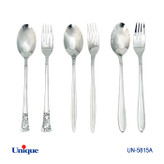 سرویس قاشق و چنگال برند یونیک Unique کد UN-5815 جنس استیل