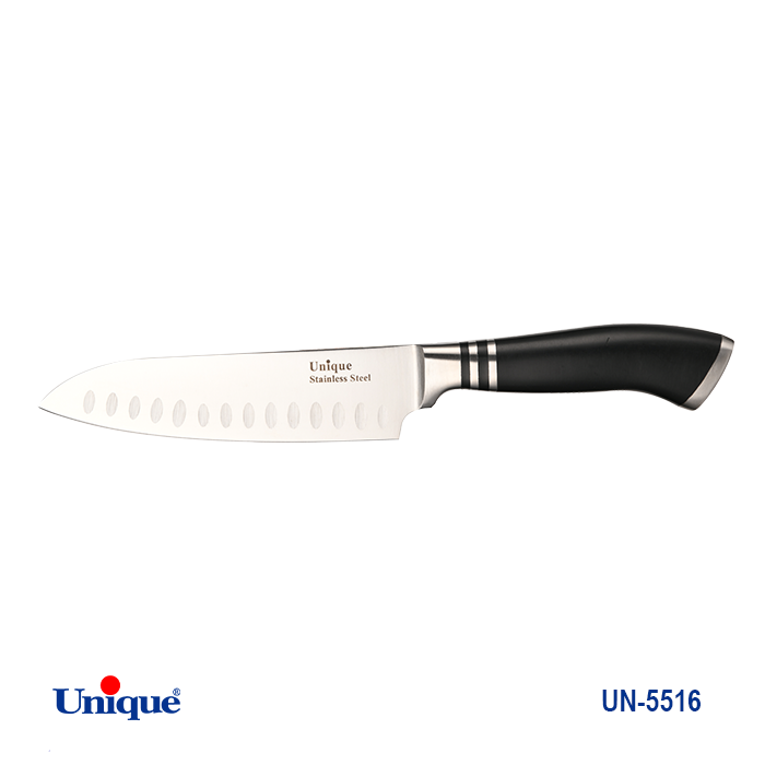 کارد تک آشپزخانه برند یونیک Unique کد UN-5516 مدل سانتاکو سایز 7 اینچ