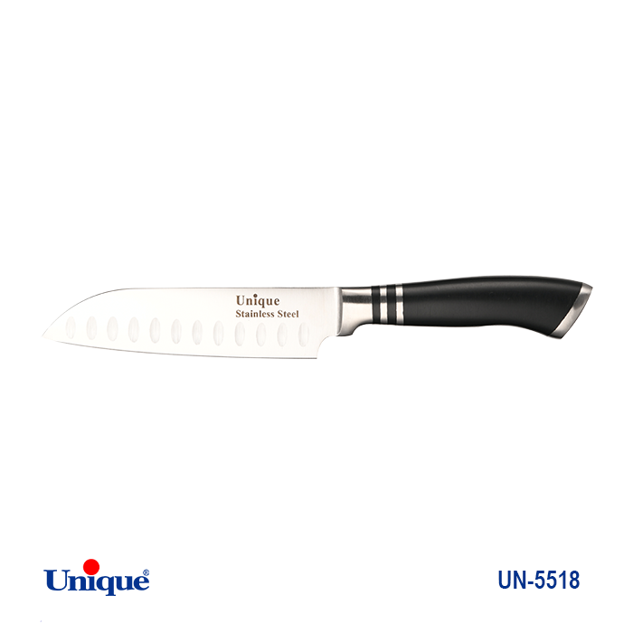 کارد تک آشپزخانه برند یونیک Unique کد UN-5518 مدل سانتاکو سایز 5 اینچ