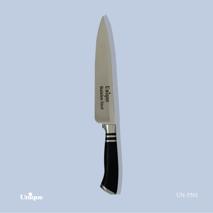 کارد تک آشپزخانه برند یونیک Unique کد UN-5501 سایز 8 اینچ