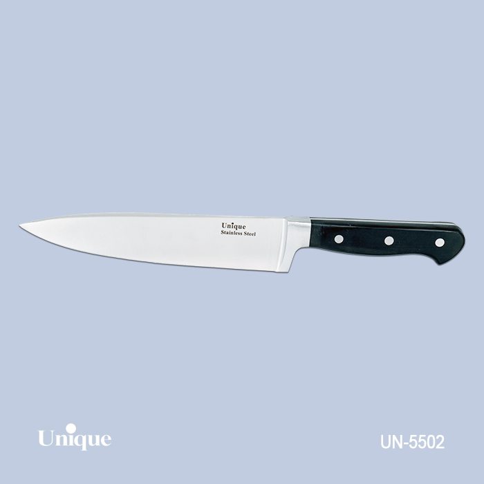 کارد تک آشپزخانه برند یونیک Unique کد UN-5502 سایز 8 اینچ