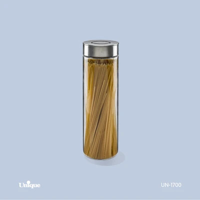بانکه ماکارونی ارتفاع 20 برند یونیک Unique کد UN-1700 درب استیل