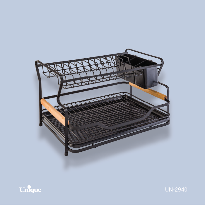 جاظرفی آبچکان 2 طبقه برند یونیک Unique کد UN-2940 جنس آلومینیومی