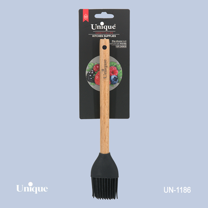 فرچه دسته چوب برند یونیک Unique کد UN-1186  جنس سیلیکونی