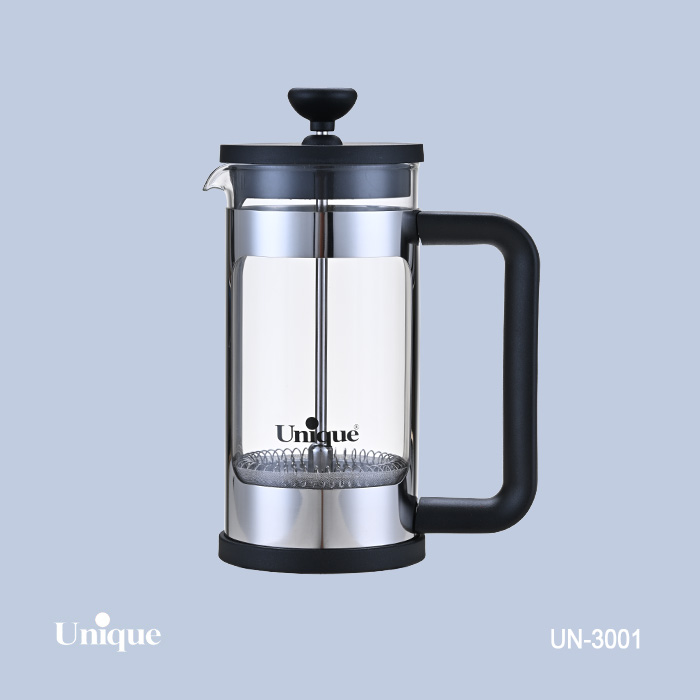 لیوان فرنچ پرس برند یونیک Unique کد UN-3001 ظرفیت 350 میلی لیتر