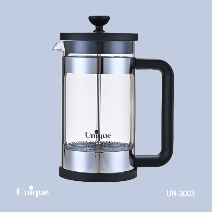 لیوان فرنچ پرس برند یونیک Unique کد UN-3003 ظرفیت 600 میلی لیتر
