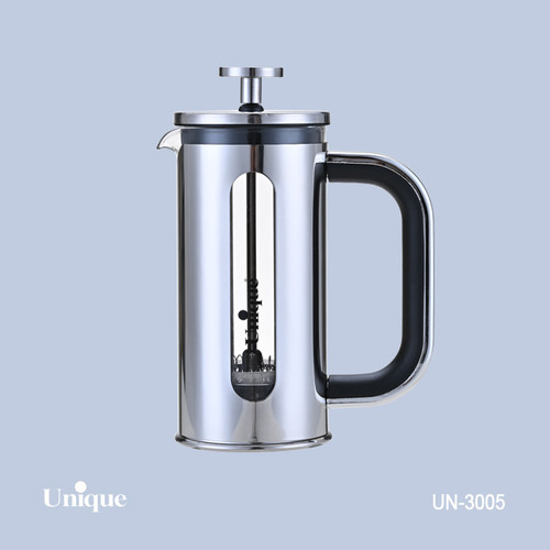 لیوان فرنچ پرس برند یونیک Unique کد UN-3005 ظرفیت 350 میلی لیتر