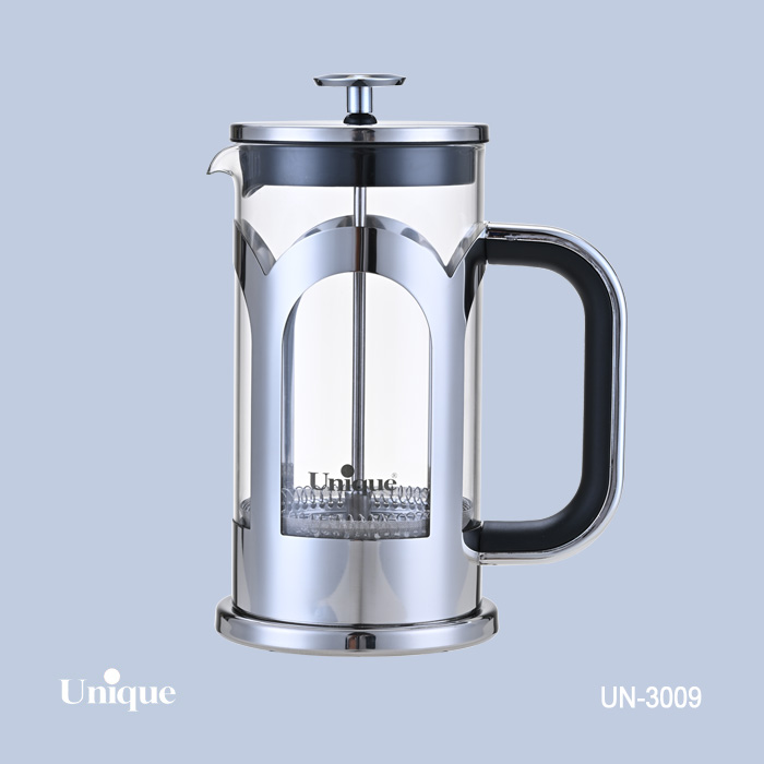 لیوان فرنچ پرس برند یونیک Unique کد UN-3009 ظرفیت 600 میلی لیتر