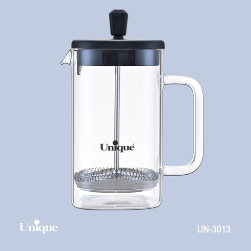 لیوان فرنچ پرس برند یونیک Unique کد UN-3013 ظرفیت 600 میلی لیتر