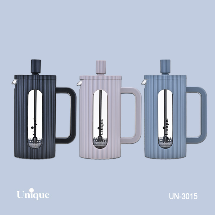 لیوان فرنچ پرس برند یونیک Unique کد UN-3015 ظرفیت 350 میلی لیتر
