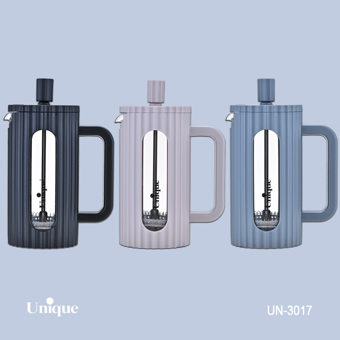 لیوان فرنچ پرس برند یونیک Unique کد UN-3017 ظرفیت 600 میلی لیتر