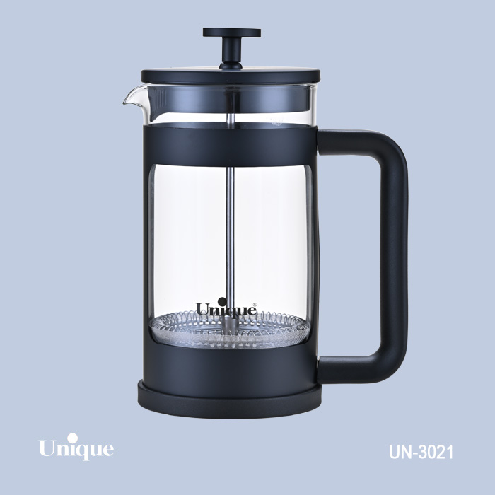 لیوان فرنچ پرس برند یونیک Unique کد UN-3021 ظرفیت 600 میلی لیتر