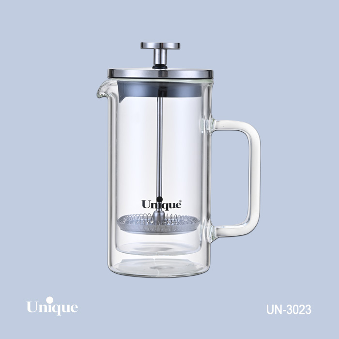 لیوان فرنچ پرس برند یونیک Unique کد UN-3023 ظرفیت 350 میلی لیتر