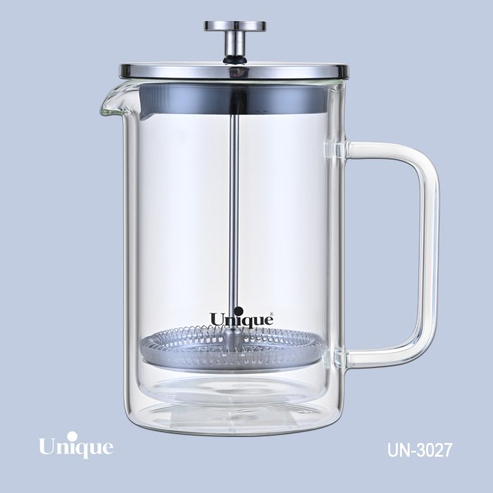 لیوان فرنچ پرس برند یونیک Unique کد UN-3027 ظرفیت 800  میلی لیتر