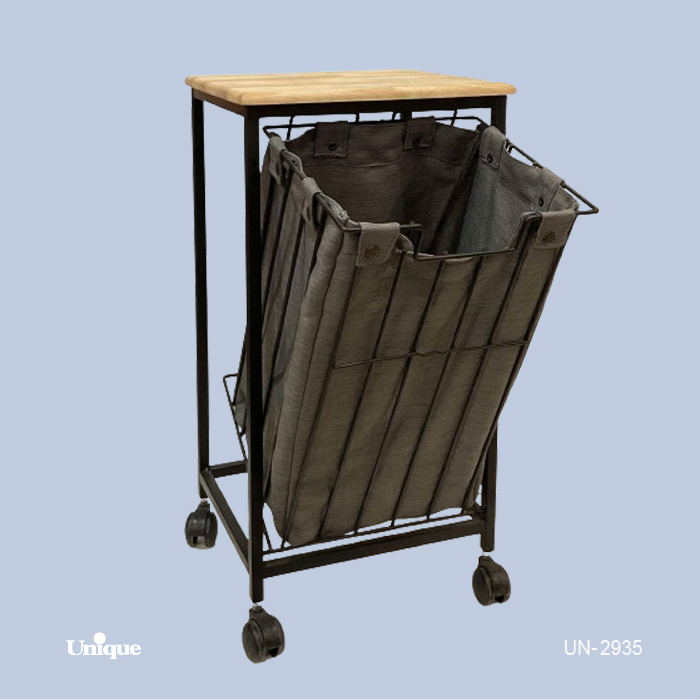 سبد چند منظوره و جا رختی برند یونیک Unique کد UN-2935 مدل چرخ دار
