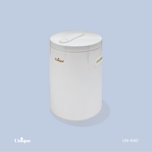سطل برنج بدون پیمانه برند یونیک Unique کد UN-4170 بدنه فلزی رنگ سفید