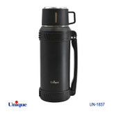فلاکس استیل 2 لیتری بدون شیشه برند یونیک Unique کد UN-1837 مدل قلمی سفری