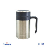 ماگ استیل برند یونیک Unique کد UN-1829 ظرفیت 450 میلی لیتر دسته باکالیت