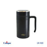 ماگ استیل برند یونیک Unique کد UN-1829 ظرفیت 450 میلی لیتر دسته باکالیت