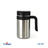 ماگ استیل برند یونیک Unique کد UN-1831 ظرفیت 450 میلی لیتر دسته باکالیت